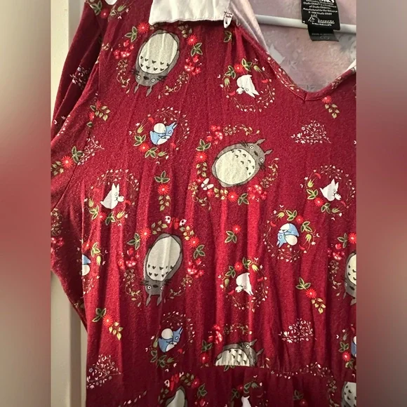 Studio Ghibli My Neighbor Totoro Collared Long-Sleeve Dress Size 1 (XL) - Picture 5 of 7